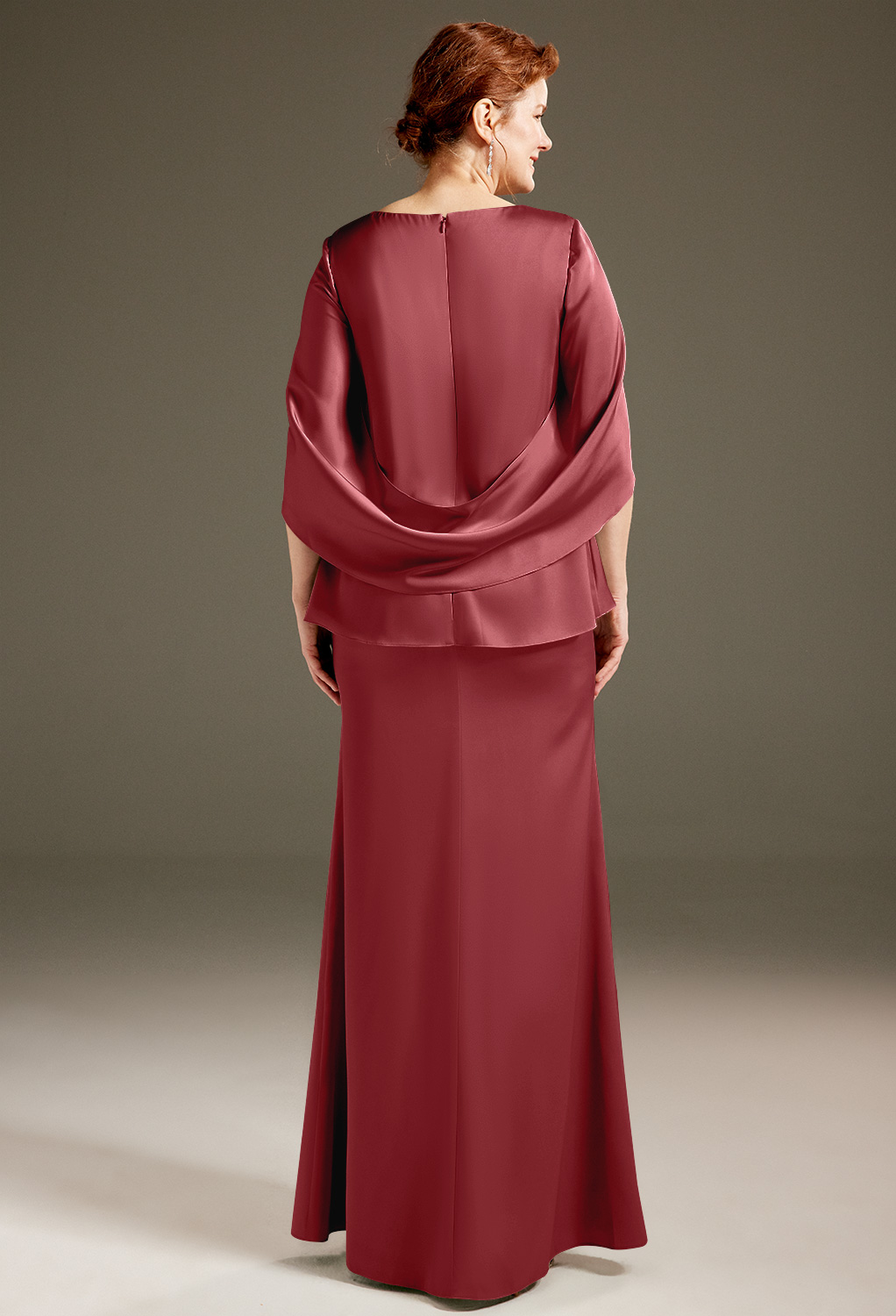 AW Marian Burgundy  Mother of the Bride Dresses